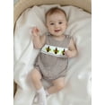 thumbnail image 3 of BemeyourBBs Thanksgiving Baby Boy Overalls Plaid Embroidery Turkey Romper, 3 of 9