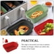 thumbnail image 3 of Naiovety Cesta de freidora de aire de silicona, olla de forma cuadrada, Pizza, pollo frito, molde para freidora de aire, revestimientos para Herramientas y accesorios para hornear 3 piezas/rojo, 3 of 6