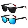 thumbnail image 1 of (2 Unidades) Lentes De Sol Polarizadas Unisex Color De La Lente Black/blue 2 Pack Color Del Armazón Negro Diseño Mirror, 1 of 5