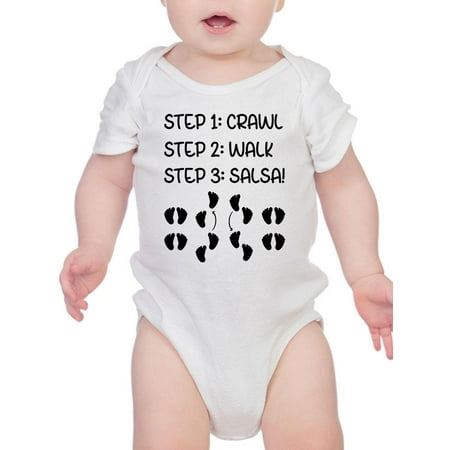 

Crawl Walk Salsa Bodysuit Infant -Smartprints Designs Newborn