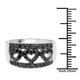 thumbnail image 3 of 0.32 Carat Genuine Black Diamond .925 Sterling Silver Ring QJ Model, 3 of 3