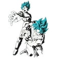 thumbnail image 2 of Dragon Ball Super Goku Vegeta Anime Men's White T-Shirt-Medium, 2 of 3