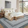 thumbnail image 4 of Gaderth 10x13 Large Braided Print Area Rug For Living Room, Washable Farmhouse Rug With Non Slip TPR Backing, Low Pile Stain Resistant Carpet For Bedroom Dining Room Nursery Office, 4 of 10