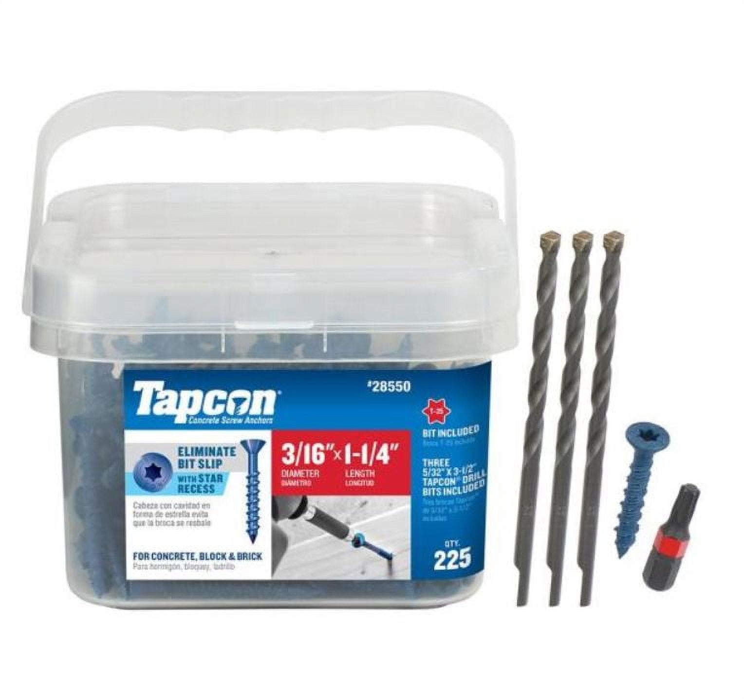 CN SCRW 3/16X1-1/4""2 (Pack of 1)