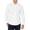 thumbnail image 2 of Essentials Men's Regular-Fit Long-Sleeve Oxford Shirt, White, Medium, 2 of 2