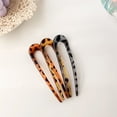 WANGJIAOID Hair Barrettes for Girls Plain French Hair Forks U Shape Updo Hair Pins Clips For