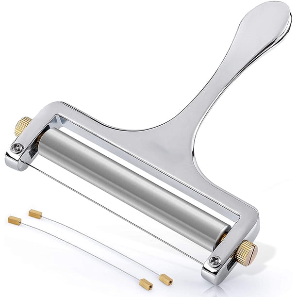 Heavy Duty Stainless Steel Cheese Slicers Premium Adjustable Thickness