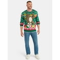 thumbnail image 2 of Jollidays Men's Christmas Sweater with Long Sleeves, Midweight, Sizes S-3XL, 2 of 5