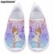 thumbnail image 1 of Doginthehole - Zapatos planos informales con diseño de enfermera y dibujos animados de colores degradados para mujer, mocasines de malla transpirables de verano, cómodos zapatos de enfermera, 1 of 5