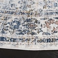 thumbnail image 3 of SAFAVIEH Moondust Gino Oriental Polyester Area Rug, Ivory/Blue, 6' x 6' Round, 3 of 8