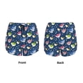 thumbnail image 4 of Disketp Colorful Cartoon Shark Print Women's Shorts Workout Shorts for Athletic Gym Running Shorts with Phone Pockets, 4 of 8