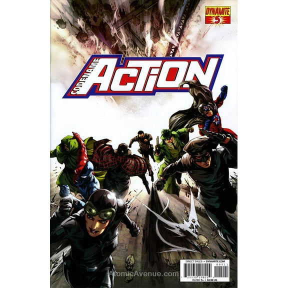 Codename Action #5B VF ; Dynamite Comic Book