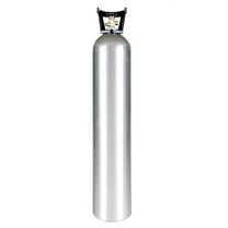 New 35 lb. Aluminum CO2 Cylinder Tank with CGA320 Valve and Handle DOT Stamped - Ships Empty