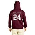 thumbnail image 4 of The Creating Studio Adult Stilinski 24 2-Sided Hoodie (X-Large, Maroon), 4 of 4