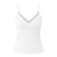 thumbnail image 7 of MYAOYINo Boundaries Womens Tank Tops Lace Trim Padded Bralette Spaghetti Strap Top, 7 of 7