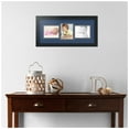 thumbnail image 2 of ArtToFrames Collage Photo Picture Frame with 3 - 4x5" Openings, Framed in Black with Delft Blue and Black Mats (CDM-3926-210), 2 of 8