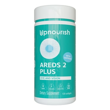 Eye Vitamins with Lutein 40mg, Zeaxanthin, Saffron, Astaxanthin 12mg, and DHA 200mg 120 Softgels