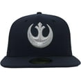 thumbnail image 2 of Star Wars Rebel Symbol Navy 59Fifty Fitted Hat-7 Fitted, 2 of 7