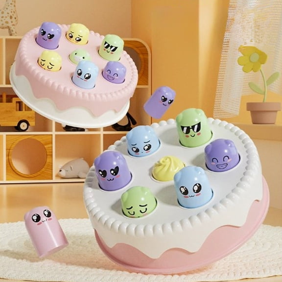 Educational Toy, Early Learning Hand Eye Coordination Training Game, Interactive Puzzle Cake Toy For Kids, Parent Child Playset Gift For Boys And Girls