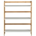 thumbnail image 7 of Eccostyle 3-Tier Bamboo Frame Stackable Bookshelf - White, 7 of 7