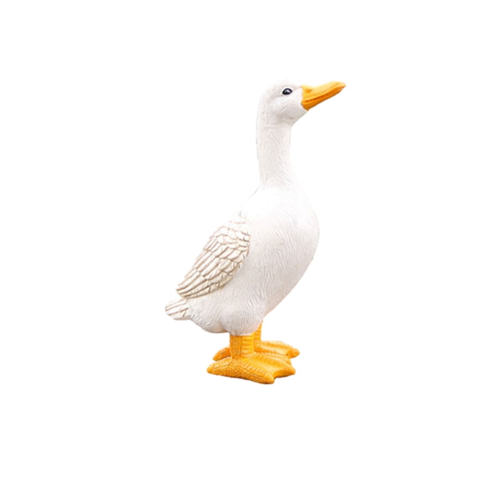 Artificial Duck Garden Statues Cute Charming Decor Lightweight for