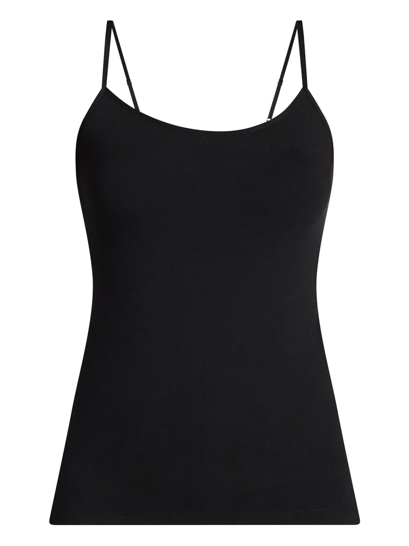 Time and Tru Women's Adjustable Strap Cami, Sizes XS-XXXL