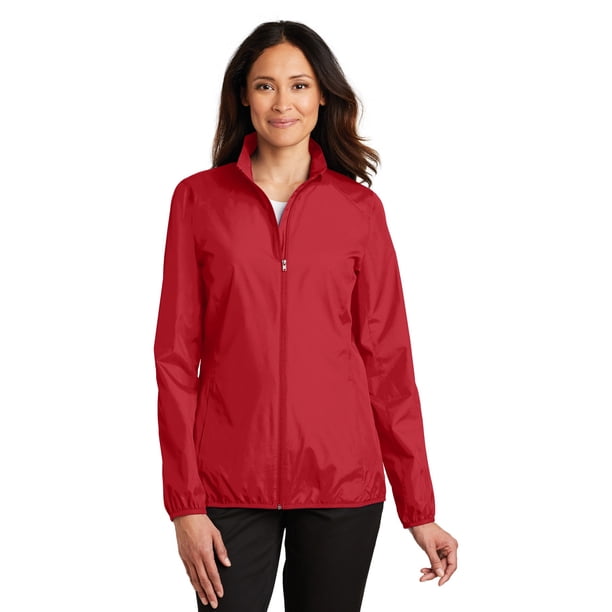 Chaqueta con cremallera completa Zephyr para mujer de Port Authority. L344 Rojo intenso Autoridad Portuaria L344