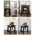 thumbnail image 4 of Table d'Appoint à 2 Niveaux, Table d'Appoint avec Tablette de Rangement, Table de Canapé Table de Nuit pour Entrée, Style Ferme, Salon, Assemblage Facile, 4 of 8
