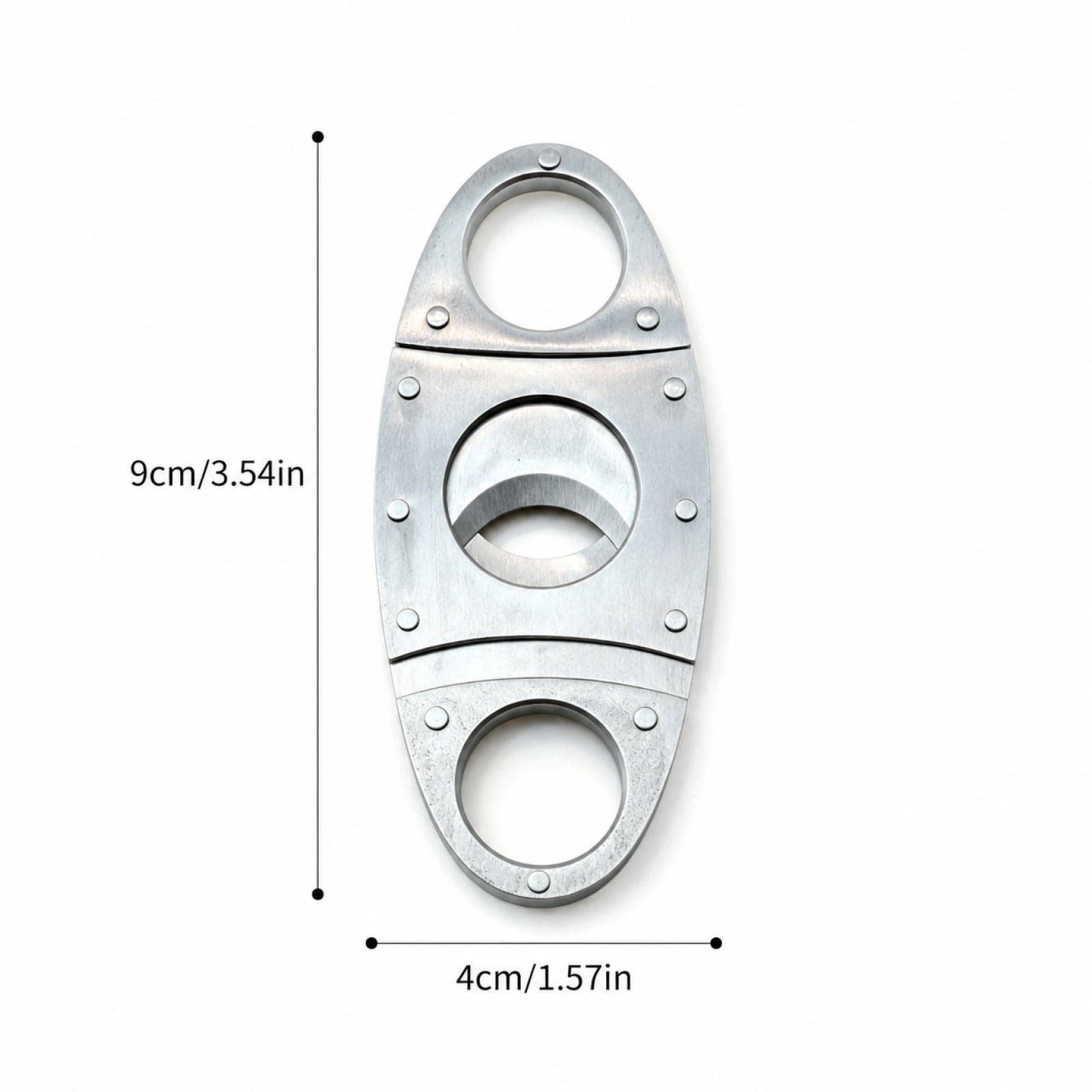 Cigar Cutter Guillotine – 3 Pack Stainless Steel Cigar Clippers – Double Blade Cutter Set for Cigar Lovers Gift (1 PC)