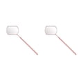 thumbnail image 4 of letairis Stainless Steel Mirror for Checking Eyelash Applying Tools Extension Pink 2PCS, 4 of 6