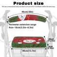 thumbnail image 6 of COEQINE Christmas Snowman Medical Rollator Walker Seat & Back Covers Walker Protection Decor Covers Rollator Walker Seat and Backrest Rollbar Covers Set Gifts for Seniors, 6 of 7