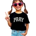 thumbnail image 2 of Camo Pray Unisex Shirt for Teens & Kids - Christian Faith Inspirational Matching Family Tee Black Shirt 18 Months, 2 of 8