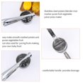 thumbnail image 3 of Large 15oz Potato Ricer, Heavy Duty Stainless Steel Potato Masher Kitchen Tool, Press and Mash for Fluffy Mashed Potatoes, 3 of 4