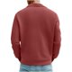 thumbnail image 5 of Ceisia Men's Spring Casual Solid Color Round Neck Long Sleeve Shirt - Comfortable Daily Outdoor Wear Gift, 5 of 8