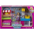 thumbnail image 7 of Barbie Chelsea Can Be Snack Stand Playset with Blonde Small Doll & 15+ Grocery-Themed Accessories, 7 of 7