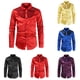 thumbnail image 2 of Mens Brawny Buffalo Flannel Slim Fit Casual Button Long Sleeves Office Shirts, 2 of 8