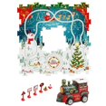 thumbnail image 3 of Christmas Puzzle for Kids,8 puzzles/ 4 signs / 2 obstacles /1 train Puzzles for Boys and Girls with Santa Claus, Snowman, Castle,Train,Gifts Christmas Stocking Stuffers,C#Red, 3 of 9