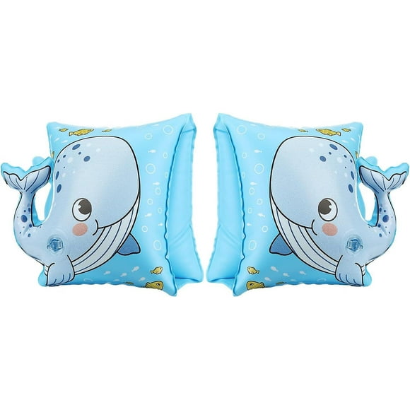 Swim Arm Bands For Kids, Toddlers Begin To Swim Inflatable Pool Floats Sleeves, Cute Cartoon Swimming Wings Armlets Rings Floaties Tubes, Water Sports