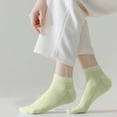 thumbnail image 3 of HongQid Breathable Mesh Ankle Socks for Women Soft Cotton Cushioned Daily Walking Casual Sock Pack Summer Thin Short Socks Odor Breathable Sweat-Absorbing Low-Cut, 3 of 6