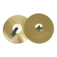 thumbnail image 2 of ziyahi Tambour Crash Cymbal Portable Multifonction pour Concert sur Scène 16 Pouces Performance Adultes Doré 12 Pouces, 2 of 6