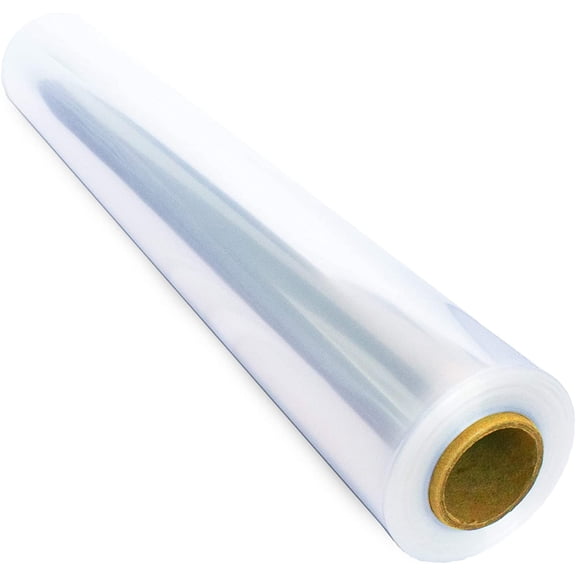 Clear Cellophane Wrap Roll (31.5 in x 110 ft) - Cellophane Roll - Clear Wrapping Paper to Wrap Gift Baskets - Gift Basket Wrapping Supplies - Papel Celofán Transparente