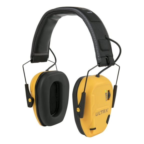ULTRX™ Bionic Electronic Earmuff, Interstate Yellow, Adult, Noise Reduction, NRR 22 Db, Model 4149