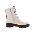 thumbnail image 3 of Franco Sarto Womens Robbie Leather Lace-Up Ankle Boots, 3 of 4