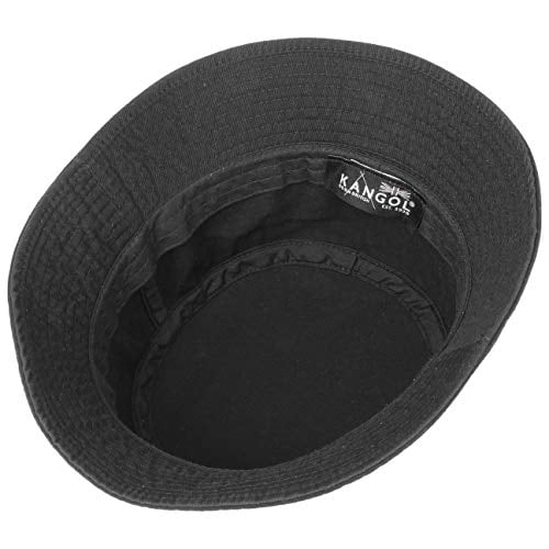K4224HT KANGOL WASHED BUCKET HAT MARINE TEAL/BLACK M/L