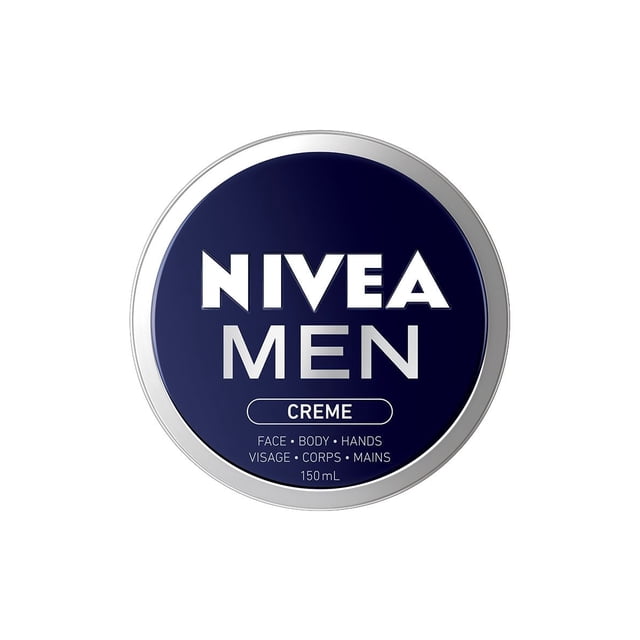 NIVEA Men Crème / Crème Nourrissante Tout Usage avec Vitamine E / Non Collante, Non Grasse, Absorption Rapide / pour le Visage, le Corps et les Mains des Hommes Crème/ Hydratant Léger pour Hommes / Hydratant Quotidien