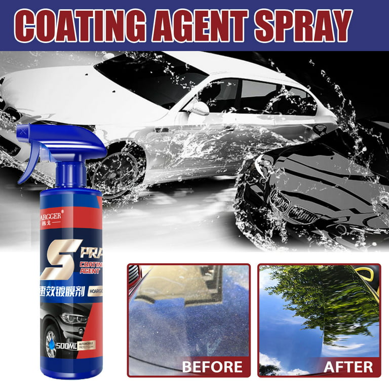 Pompotops Household Cleaners 500ML Fast-acting Coating Spray,Liquid Ceramic  Spray Coating Top Coat Quick Nano-Coating Auto Spray Wax 