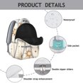 thumbnail image 2 of Spiritual Gothic Sun Backpack Waterproof Scratch-Resistant School Bag with Celestial Star and Moon Print, Breathable Foam Padding, Adjustable Straps for Daily Use and Outdoor Activities, 2 of 6