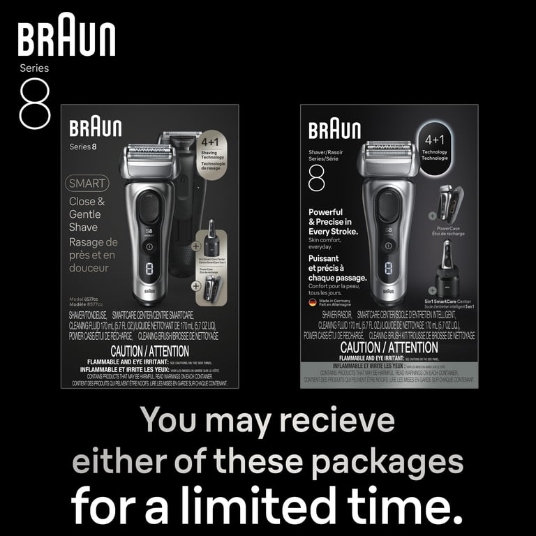 【kxcdo497 】Braun series 8 8365cc Braun Series 8 8453cc Electric Shaver, 40Â° Swiveling Head, Wet