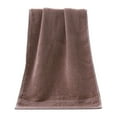 thumbnail image 3 of Performance Bamboo Cotton Bath Towel, 13"x29" Solid Dark Camel Spa Towel for Bathroom, Fade-Resistant Quick-Dry Towel for Face Bath Gym Spa Hotel Use, Eco-Friendly, 3 of 8
