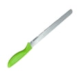 thumbnail image 4 of tredstone Slicing Tools Stainless Steel Bread Baking Serrated Spatula Chopper Accessories Divider Utensils Scraper Cake Dough Toast green, 4 of 8